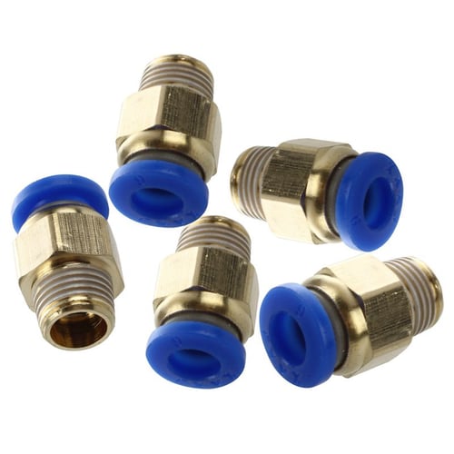10 Pcs 1/8" PT Female Thread 8mm Push In Joint Pneumatic Quick Fittings 