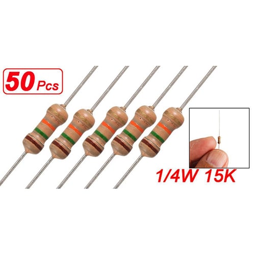 OD364J Ohmite 50 pcs Axial Carbon Composition Resistor 1/4 Watt 360K Ohm 5% 