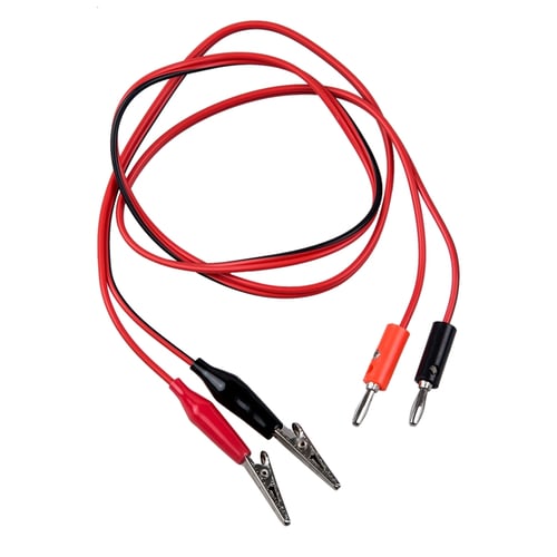 New 3FT Alligator Probe Test Lead Clip to Banana Plug Probe Cable for Multimeter 
