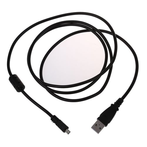 Black USB 2.0 A to 8-Pin Mini B Cable w/ Ferrite 1.5M Nikon coolpix P90 