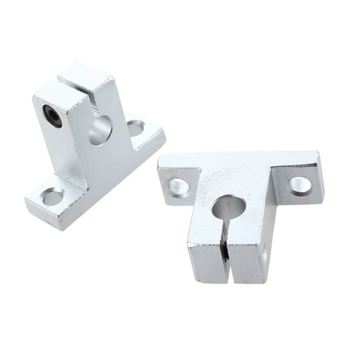 4Pcs SK8 8mm Linear Rail Shaft Support Clamping Guide for XYZ Table CNC Router 