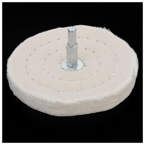2-4 Inch Cotton Cloth Polishing Mop Wheel For Drill Buffing Grinder Rotary Tool 
