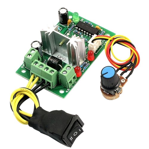 Reverse switch 6-30V DC Motor Speed Controller Reversible PWM Control Forward 