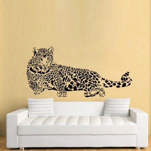 Leopard Animals Removable Wall Stickers Vinyl Wall Decals Kids Room Decor Deco