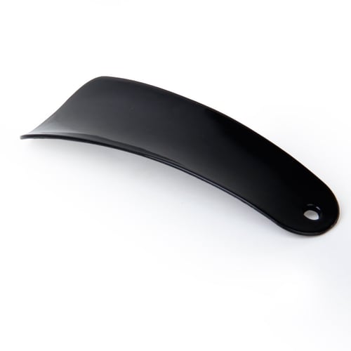 4.7inch Black Plastic Shoehorn Shoe Horn Lifter Flexible Sturdy New 