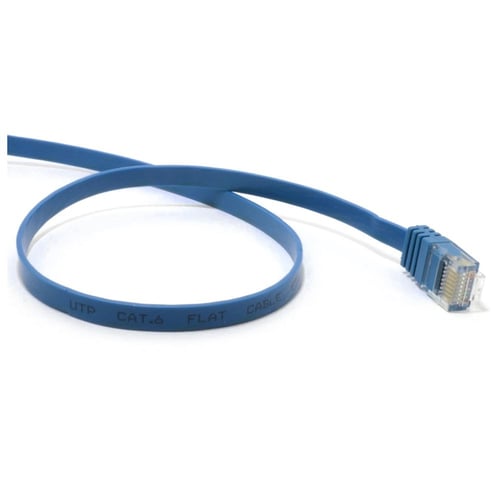 Cat 6 FLAT Ethernet Network Lead LAN Patch Cable RJ45 PC Xbox PS4 TV Wholesale 