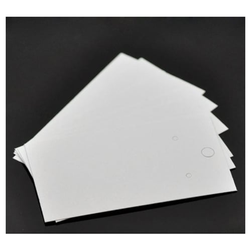 100PCs White Earrings Jewelry Display Cards 9x5cm T4D3 