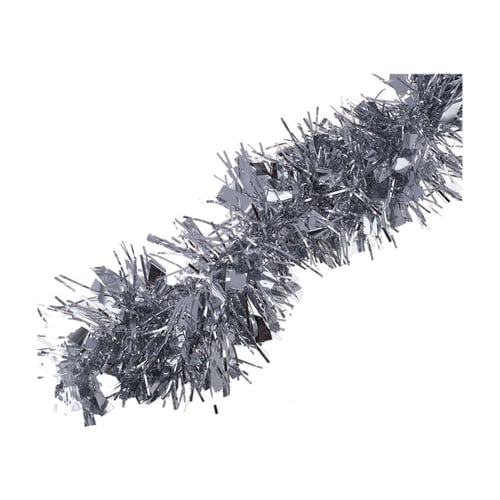 6.5ft Long Deluxe Chunky Christmas Tinsel Tree Decorations Thick Garland Xmas 2M 