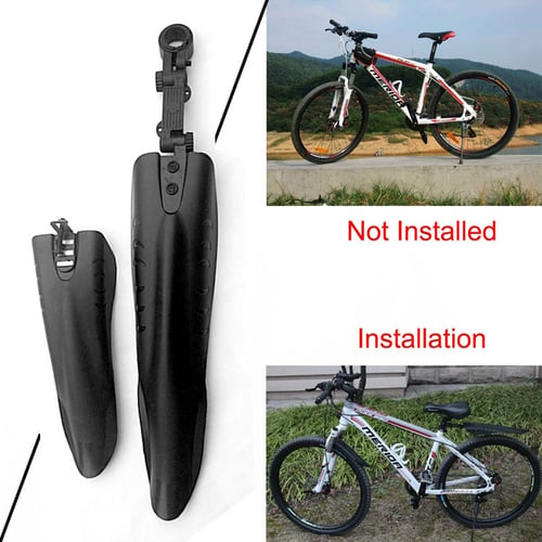 Mountain Road Bike Bicycle Fender Cycling Tire Front Rear Mudguard Set Mud Guard 
