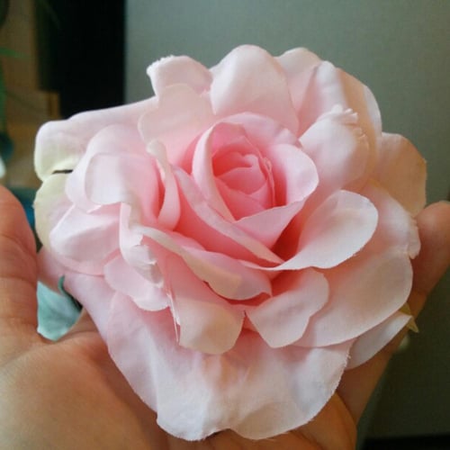 10PCS Artificial Flowers Head 10 cm For Wedding Decoration DIY Wreath Gift Box F 