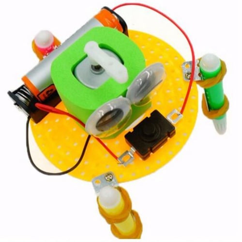 Learning DIY doodle robot technology invention education science experiment toy' 