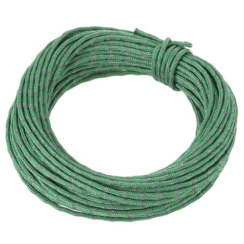 2.5mm Nylon Guy-line Tent Rope Camping Cord Intensity Reflective Rope 50 Feet 