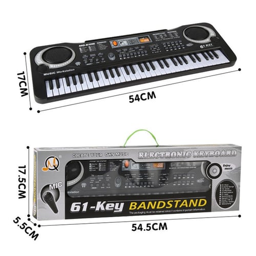 61 Keys Digital Music Electronic Keyboard Electric Piano Organ & Microphone Set 