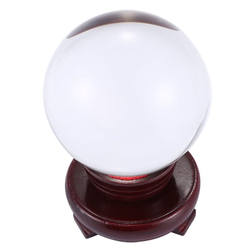 Stand Clear Crystal Ball Magic Healing Meditate Sphere Photography 80mm 