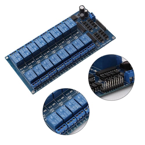 R 5V Active Low 1 Channel Relay Module Board for Arduino PIC AVR MCU DSP ARM Blue SODIAL