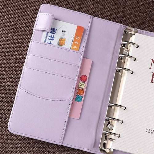 A5 A6 Weekly Monthly Planner Diary Classic Loose Leaf Ring Binder Notebook 