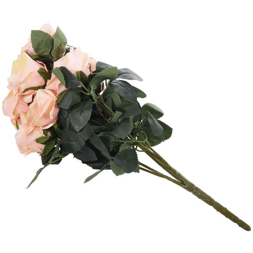 1-10pcs Artificial Silk Rose Flower Heads Flowers Bunch Wedding Bride Bouquets D 