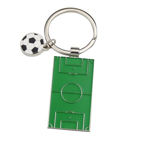 sports run football figure keychain metal keyring souvenirs creative giftDSUK 