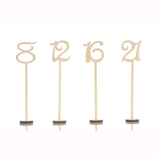 Wedding Table Number Birthday Party Event Banquet Decor Anniversary Decor Favors 
