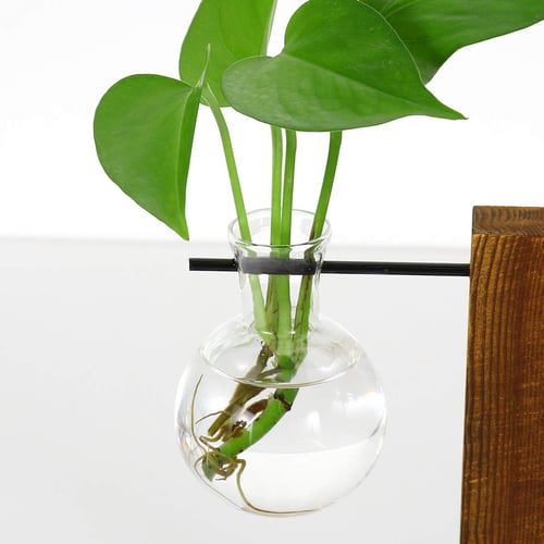 1PC Vase Bird Shape Glass Hydroponic Vase Flower Container Desktop Decoration 