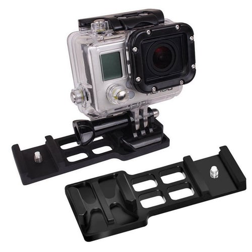 4 Camera CNC 20mm Rail Mount Aluminum Picatinny Side for GoPro HD HERO 2 3 3 