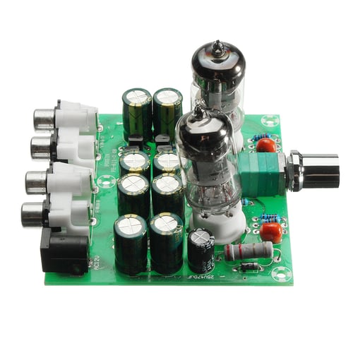 AC 12V 6J1 Valve Pre Amplifier Finished product KIT Headphone Buffer and Case 