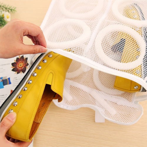 Laundry Shoes Sneakers Mesh Bags Protect Wash Organizer Home Storage Accessories 