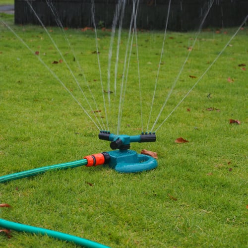 2pcs Oscillating Hose 360° Rotary Watering System Water Sprinklers for Lawn Yard 