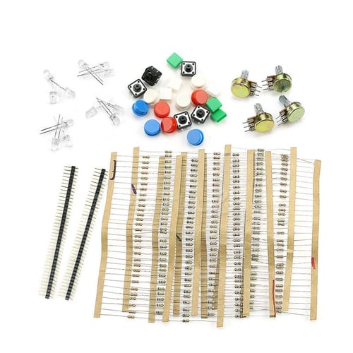 Popular Electronic Parts Pack KIT for ARDUINO Component Resistors Switch Button 