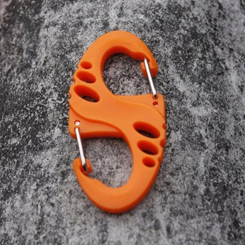 10pcs Practical Climbing Spring Hanging Buckle Snap Clip Hook Keychain Carabiner 