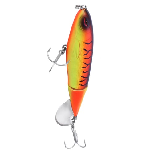 Whopper Plopper 9 cm 13g Topwater Fishing Lures Artificial Bait Yellow, Orange 