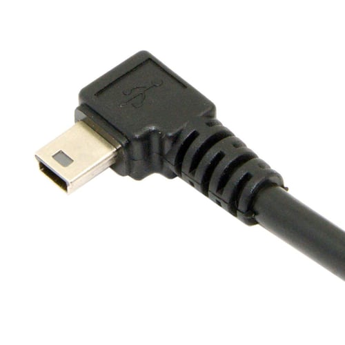 7.5 inches USB 2.0 Type A Male to Type B Mini 5-Pin USB Cable 