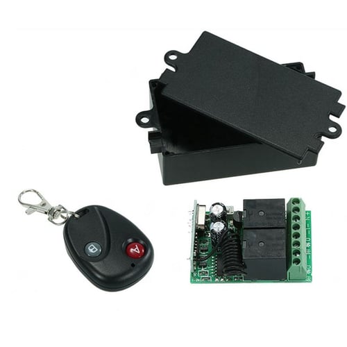 2CH Universal Wireless Remote Control Switch AC 85 to 220V 433Mhz Relay Receiver 