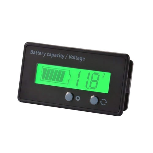 12-48V LCD Universal Battery Capacity Voltage Meter Tester Voltmeter Monitor 
