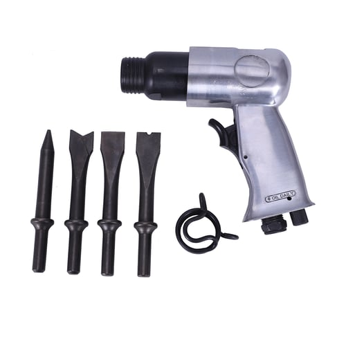 Air Hammer Set chisel Rust Remover Quick-Change Spring And Built-In Trigger 