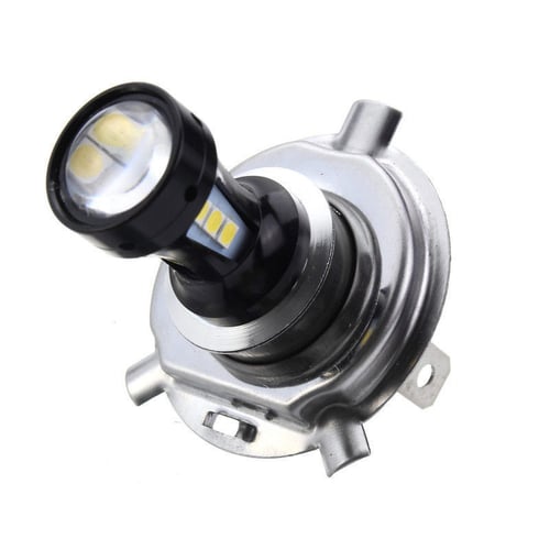 H4 Motorcycle 3030 LED Hi-Lo Beam Headlight Head Light Lamp Bulb 6500K 12-24v 