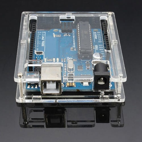 Acrylic Box-Boîtier transparent Case pour Arduino MEGA 2560 R3 Arduino UNO R3