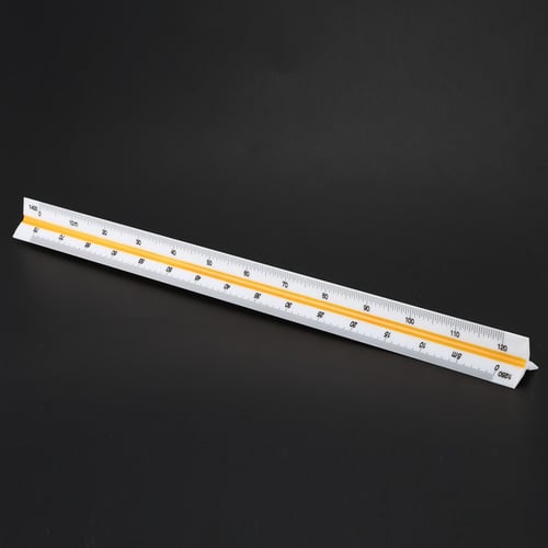 African Elephant Herd Pattern 12 Inch Standard and Metric Plastic Ruler