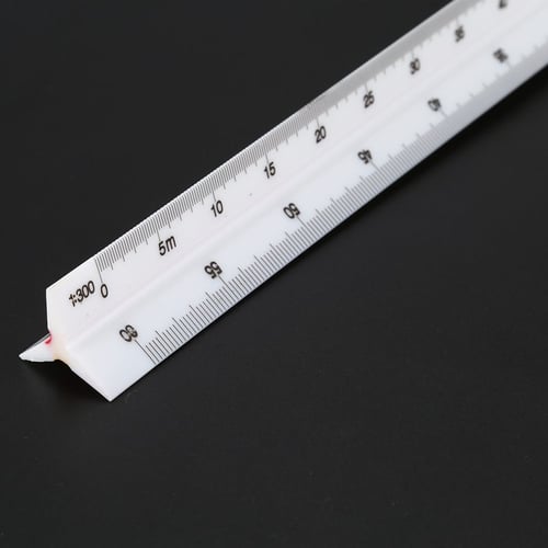 African Elephant Herd Pattern 12 Inch Standard and Metric Plastic Ruler