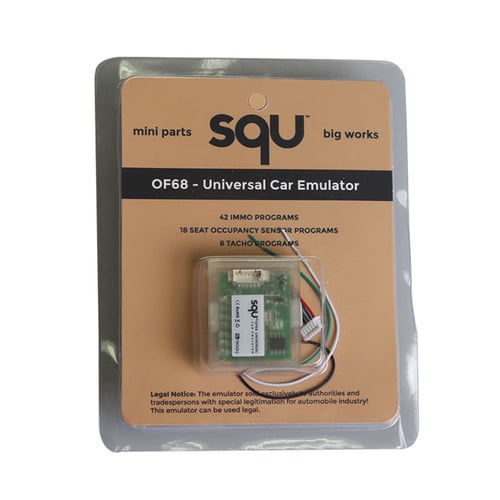 Universal SQU OF68 Car Emulator Diagnostic Supports IMMO/Seat Occupancy Sensor D 