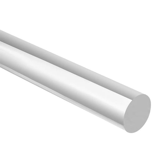4mm Dia 20" Length Acrylic Round Rod,Clear Acrylic Plexiglass Rods PMMA Bar 2pcs 