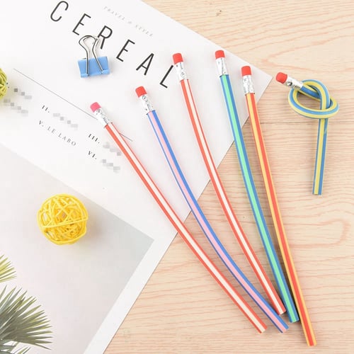 Flexible Magic Bendy Soft Pencils Set Drawing Art Kids Child Toy Gift Stationery 