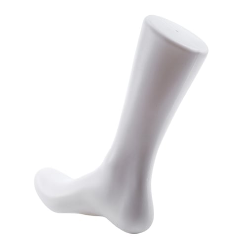 2PCS Female Foot Sock Sox Display Mold Short Stocking Mannequin White  @ 