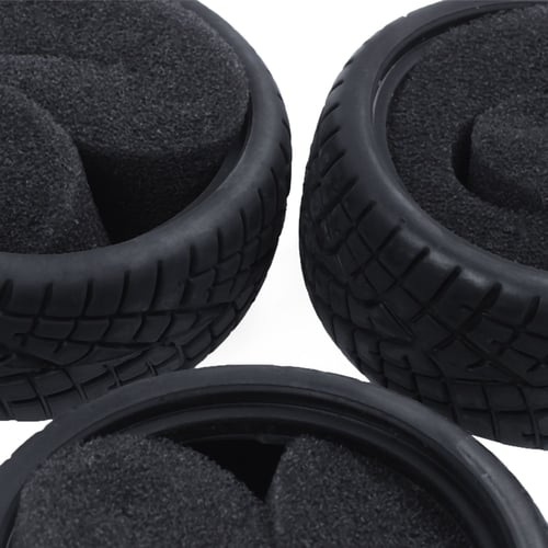 4PCS 8001 On Road Tire with Sponge for 1/10 Traxxas HSP Tamiya HPI Kyosho RC Car 