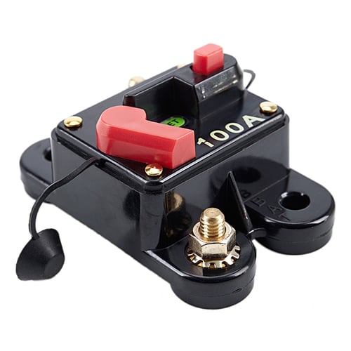 12 Volt Car Audio 100 AMP Circuit Breaker with Reset up to 1000 watts stereo 