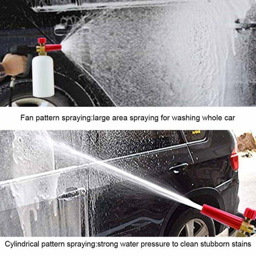 Pressure Washer Snow Foam Lance Cannon Gun Soap Bottle Car Foamer Wash Jet Clean 