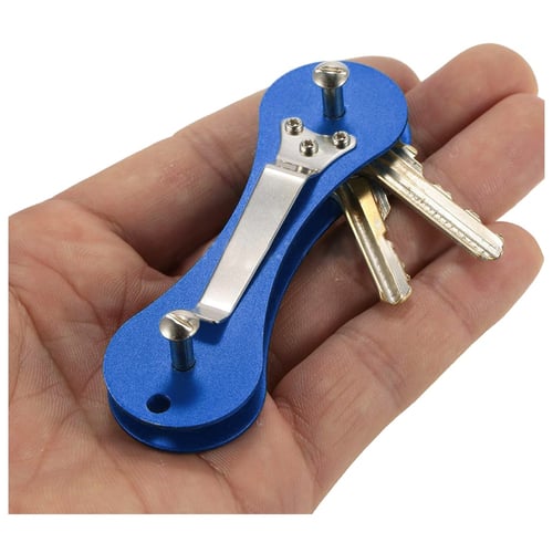 Multifunction Premium Stainless Key Holder Organizer Clip Folder Keychain Tool 