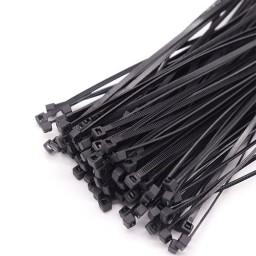 Cable Zip Ties Nylon Small Self Locking Wire Ties 4 inch 200 Pieces Black NEW 