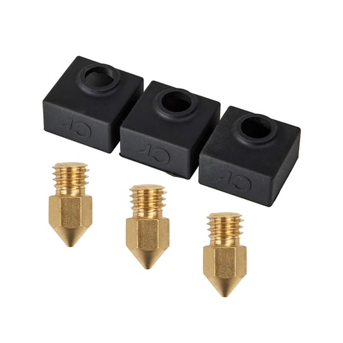 6x Silicone Socks Heater Block Cover Hotend for Creality CR-10,10S,S4,S5 