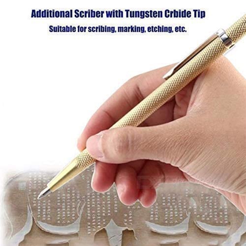 10X Tungsten Carbide Tip Scriber Etching Pen Carve Jewelry Engraver Tool AL 